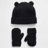 Baby & Toddler Cashsoft Bear Beanie & Mittens Set