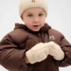 Baby & Toddler Cashsoft Cable-Knit Beanie & Mittens Set