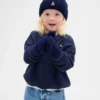 Baby & Toddler Cashsoft Cable-Knit Beanie & Mittens Set