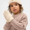 Baby & Toddler Cashsoft Cable-Knit Beanie & Mittens Set