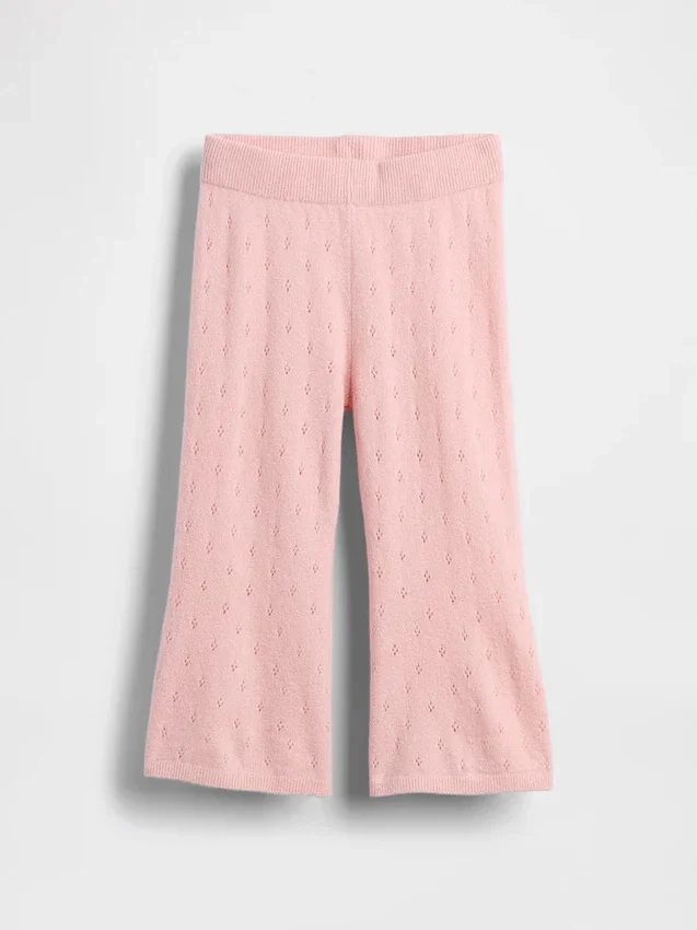 Baby & Toddler Cashsoft Pointelle Flare Pants