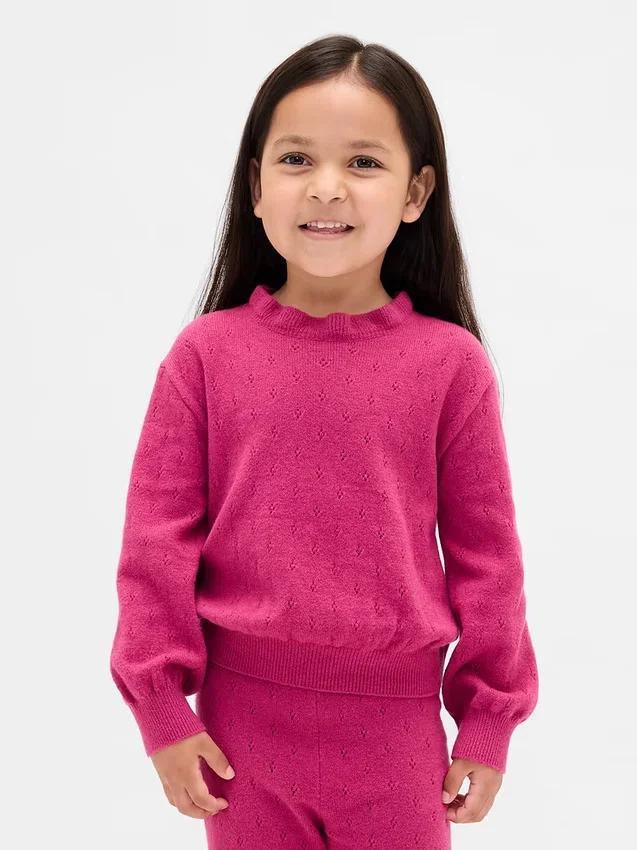 Baby & Toddler Cashsoft Pointelle Sweater