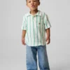Baby & Toddler Cotton Gauze Print Polo Shirt