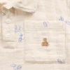 Baby & Toddler Cotton Gauze Print Polo Shirt