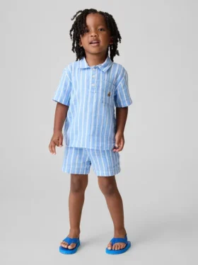 Baby & Toddler Cotton Gauze Print Pull-On Shorts