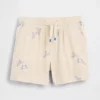 Baby & Toddler Cotton Gauze Print Pull-On Shorts