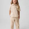 Baby & Toddler Cotton Gauze Pull-On Barrel Pants