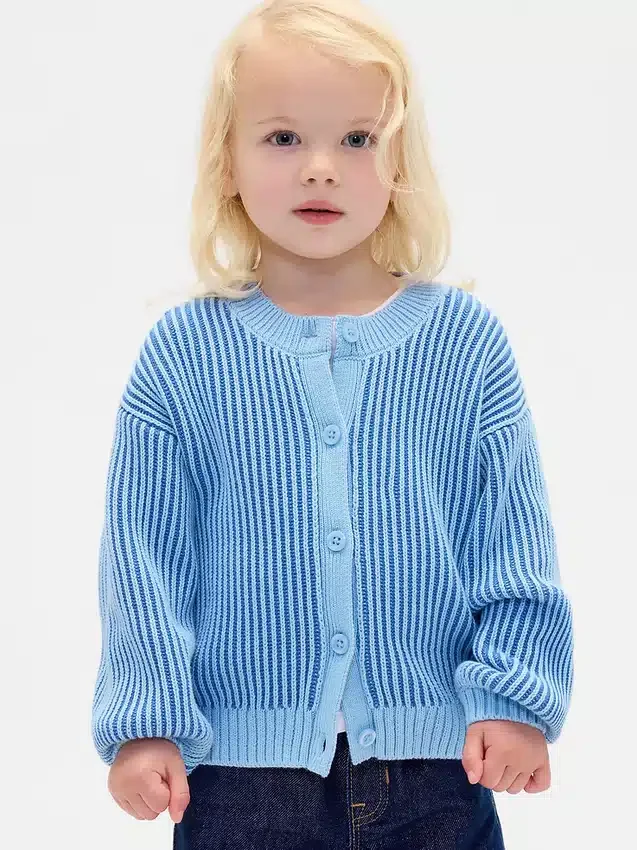 Baby & Toddler Crewneck Cardigan Sweater