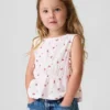 Baby & Toddler Crinkle Knit Bow Top