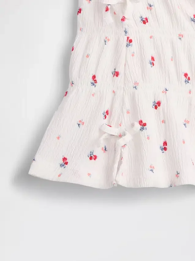 Baby & Toddler Crinkle Knit Bow Top