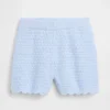Baby & Toddler Crochet Scalloped Pull-On Shorts