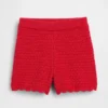 Baby & Toddler Crochet Scalloped Pull-On Shorts