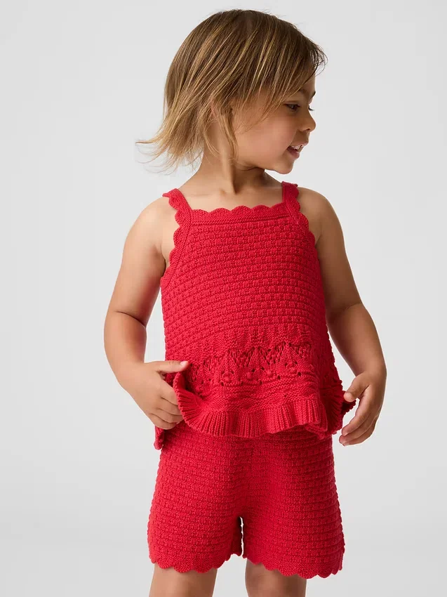 Baby & Toddler Crochet Scalloped Tank Top