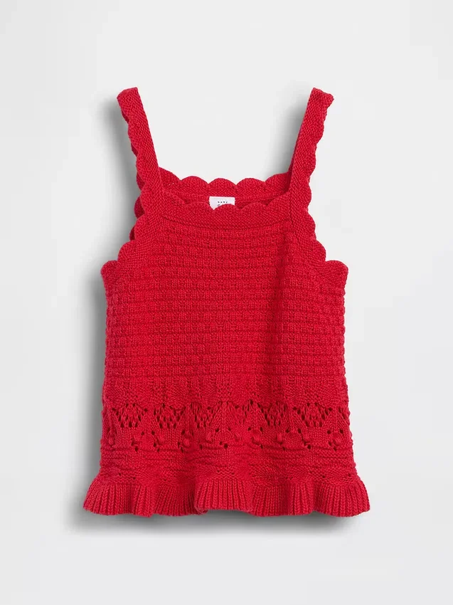 Baby & Toddler Crochet Scalloped Tank Top