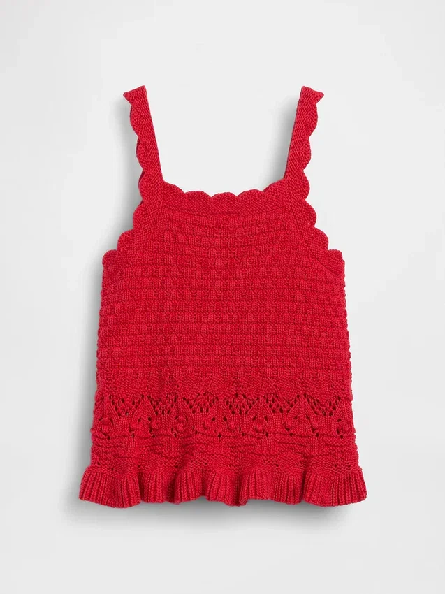 Baby & Toddler Crochet Scalloped Tank Top