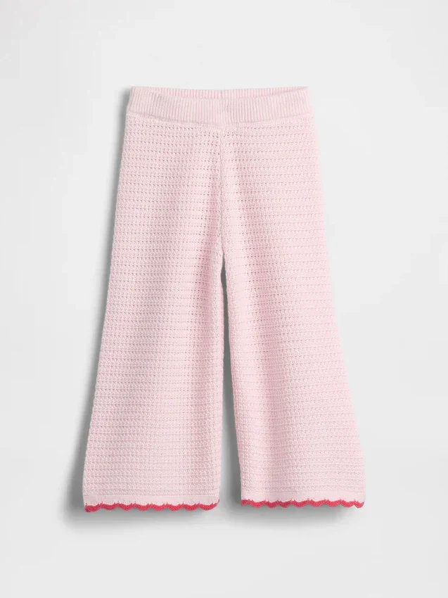 Baby & Toddler Crochet Wide-Leg Pants