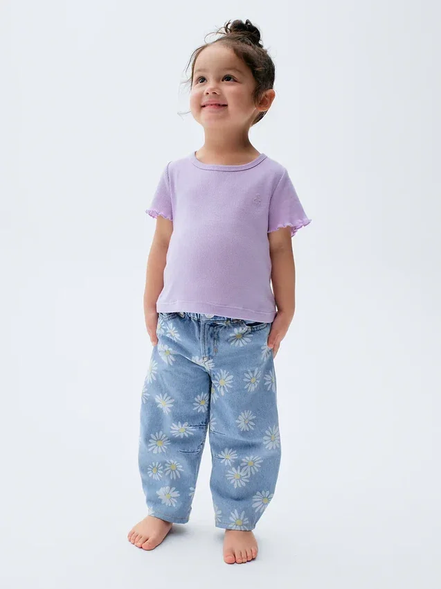 Baby & Toddler Daisy Horseshoe Jeans
