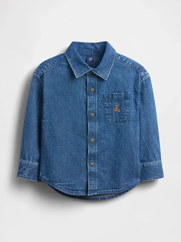 Baby & Toddler Denim Big Shirt