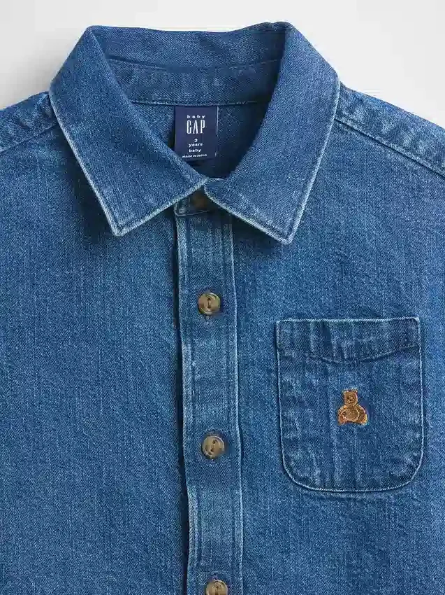 Baby & Toddler Denim Big Shirt