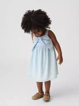 Baby & Toddler Denim Bow Dress