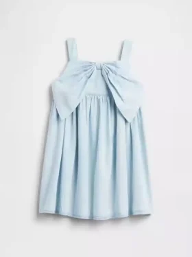 Baby & Toddler Denim Bow Dress