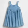 Baby & Toddler Denim Heart Tank Dress
