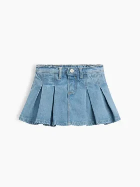 Baby & Toddler Denim Pleated Skort