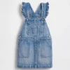 Baby & Toddler Denim Ruffle Skirtall