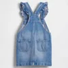 Baby & Toddler Denim Ruffle Skirtall