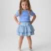 Baby & Toddler Denim Ruffle Skort