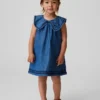 Baby & Toddler Denim Sailor Dress