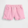 Baby & Toddler Denim Stride Pull-On Ruffle Shorts