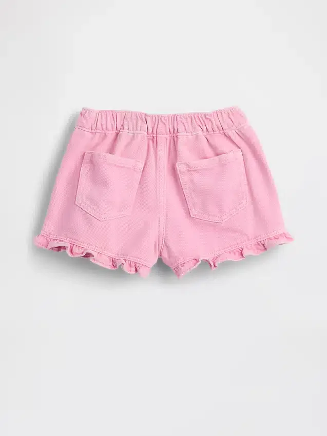 Baby & Toddler Denim Stride Pull-On Ruffle Shorts