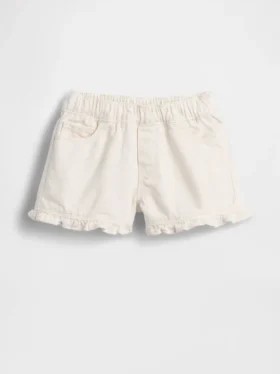 Baby & Toddler Denim Stride Pull-On Ruffle Shorts