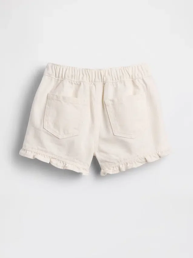 Baby & Toddler Denim Stride Pull-On Ruffle Shorts