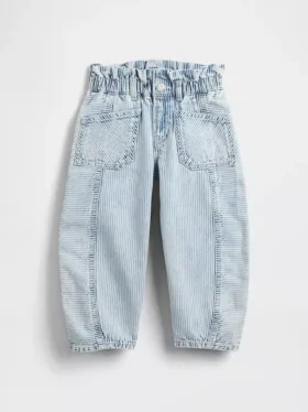 Baby & Toddler Denim Stripe Horseshoe Jeans