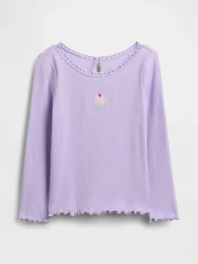 Baby & Toddler Embroidered Graphic Rib T-Shirt