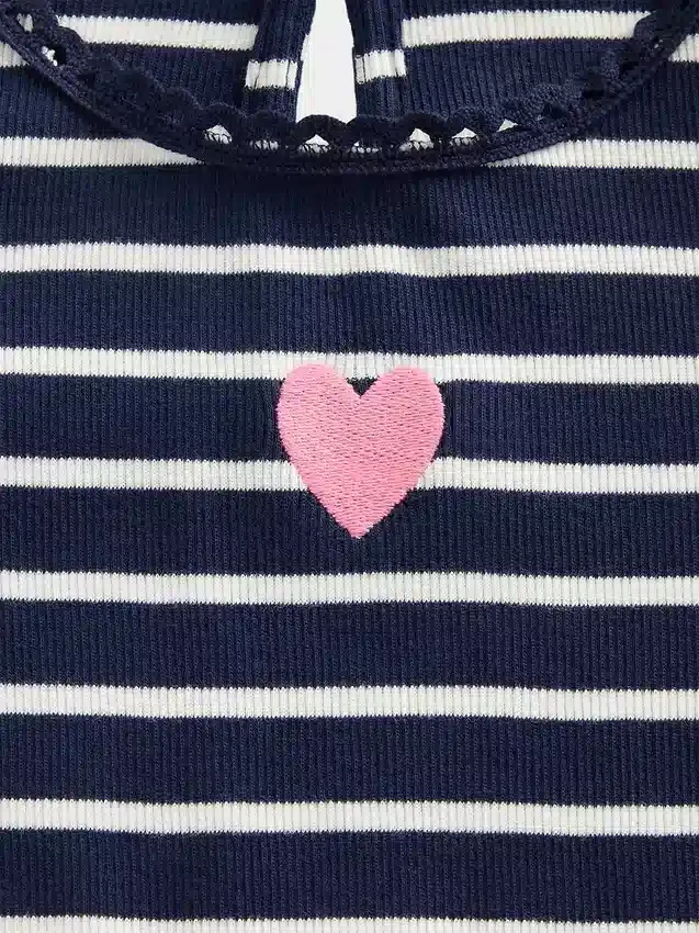 Baby & Toddler Embroidered Graphic Rib T-Shirt