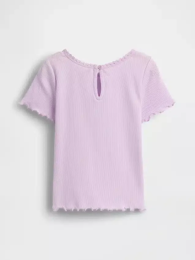 Baby & Toddler Embroidered Ice Cream Rib T-Shirt