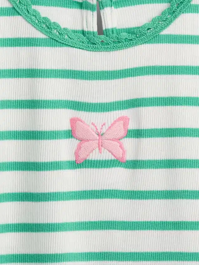 Baby & Toddler Embroidered Rib T-Shirt