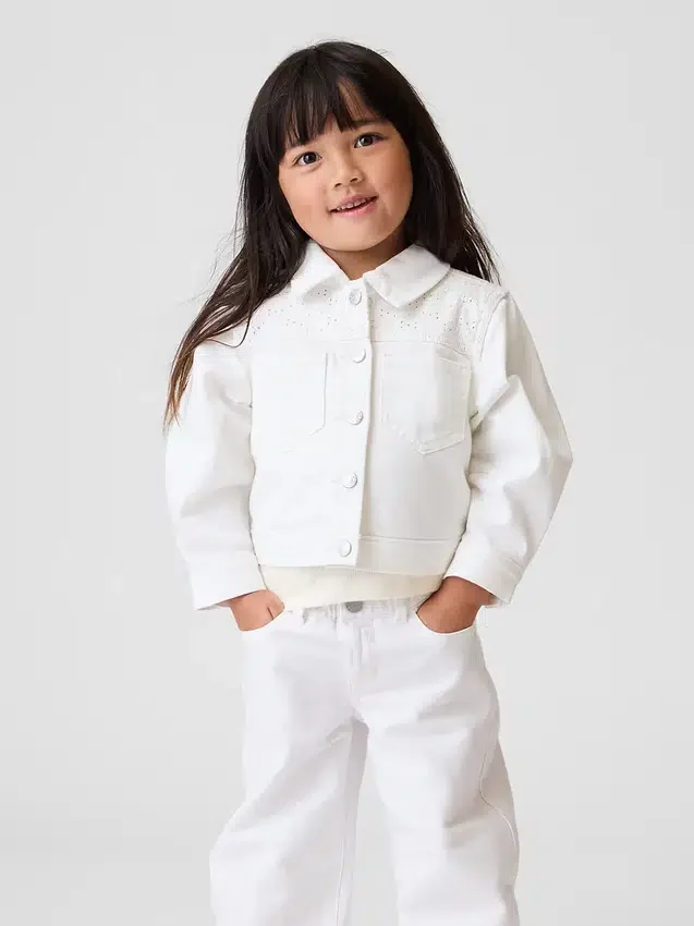 Baby & Toddler Eyelet Denim Jacket