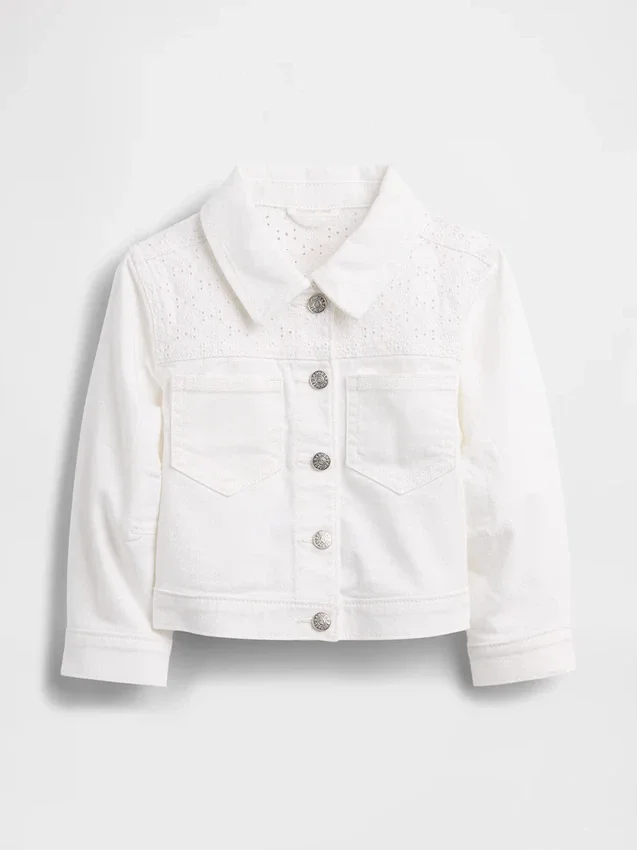 Baby & Toddler Eyelet Denim Jacket