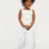 Baby & Toddler Eyelet-Hem Horseshoe Jeans