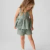 Baby & Toddler Eyelet Hem Pull-On Shorts