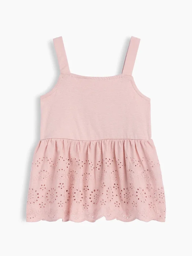 Baby & Toddler Eyelet Hem Top