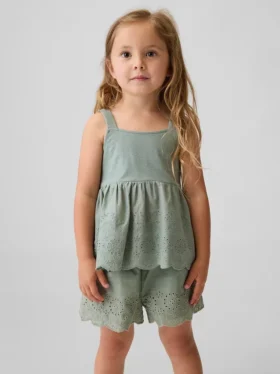 Baby & Toddler Eyelet Hem Top