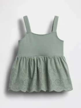 Baby & Toddler Eyelet Hem Top