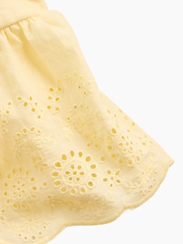Baby & Toddler Eyelet Hem Top