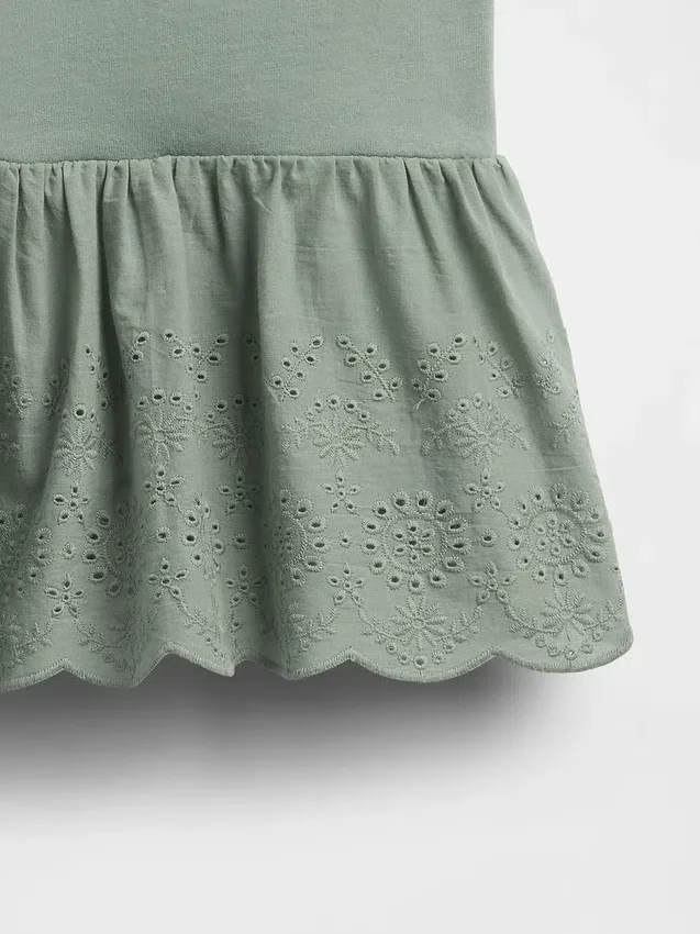 Baby & Toddler Eyelet Hem Top
