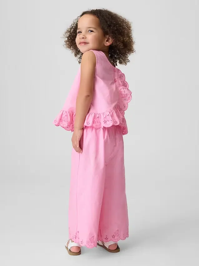 Baby & Toddler Eyelet Ruffle Outfit Set